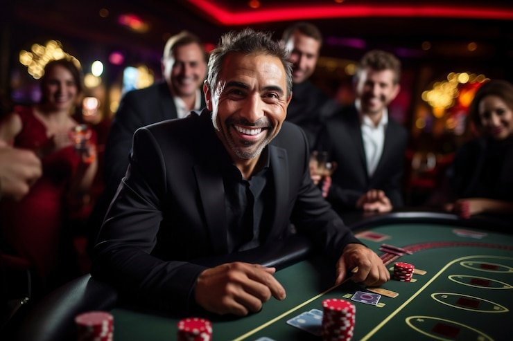 Meja live casino dengan dealer langsung tersedia di platform buah77